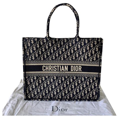 christian dior sac toile|christian dior book tote price.